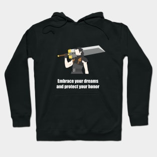 Inspiring Zack Fair Quote final Fantasy 7 Hoodie